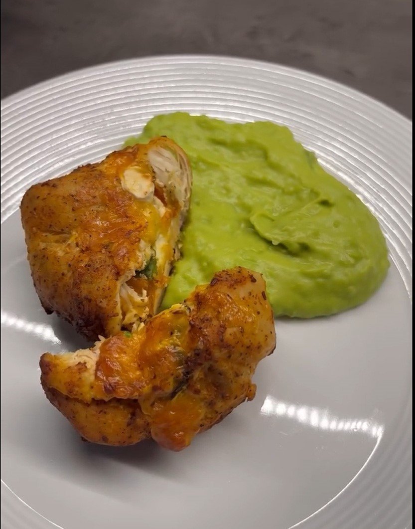 Kuřecí roláda s hráškovo-bramborovým pyré od design_bysimonabadi