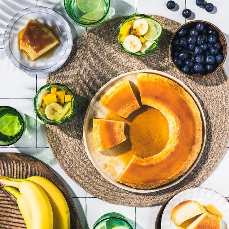 Brazilský pudink z kondenzovaného mléka – recept pro varný mixér Tefal Perfectmix Cook