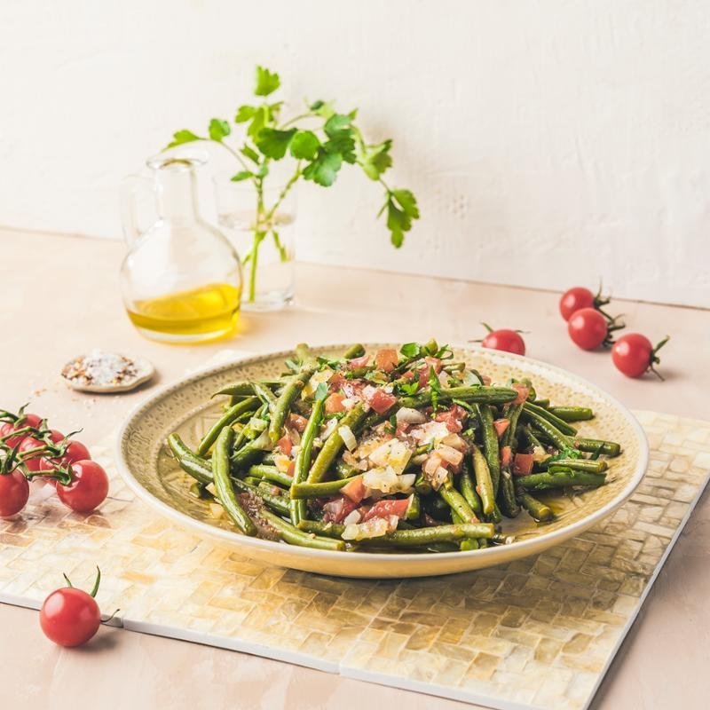 Expresní zelené fazolky – Cook4me+ Connect Tefal CY855830