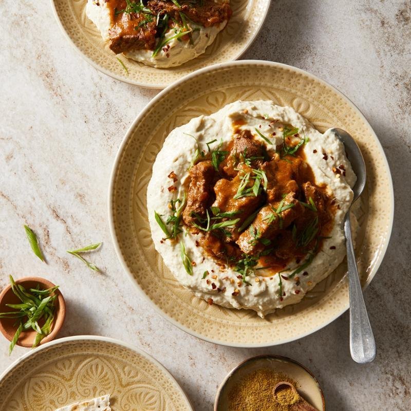 Pyré z hovězího a lilku