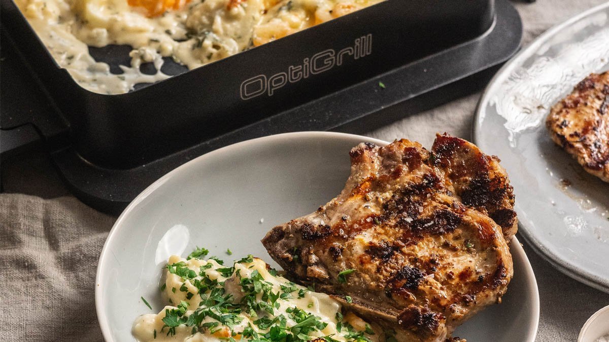 Grillezett karaj csőben sült karfiollal  – Havas Dóra receptje