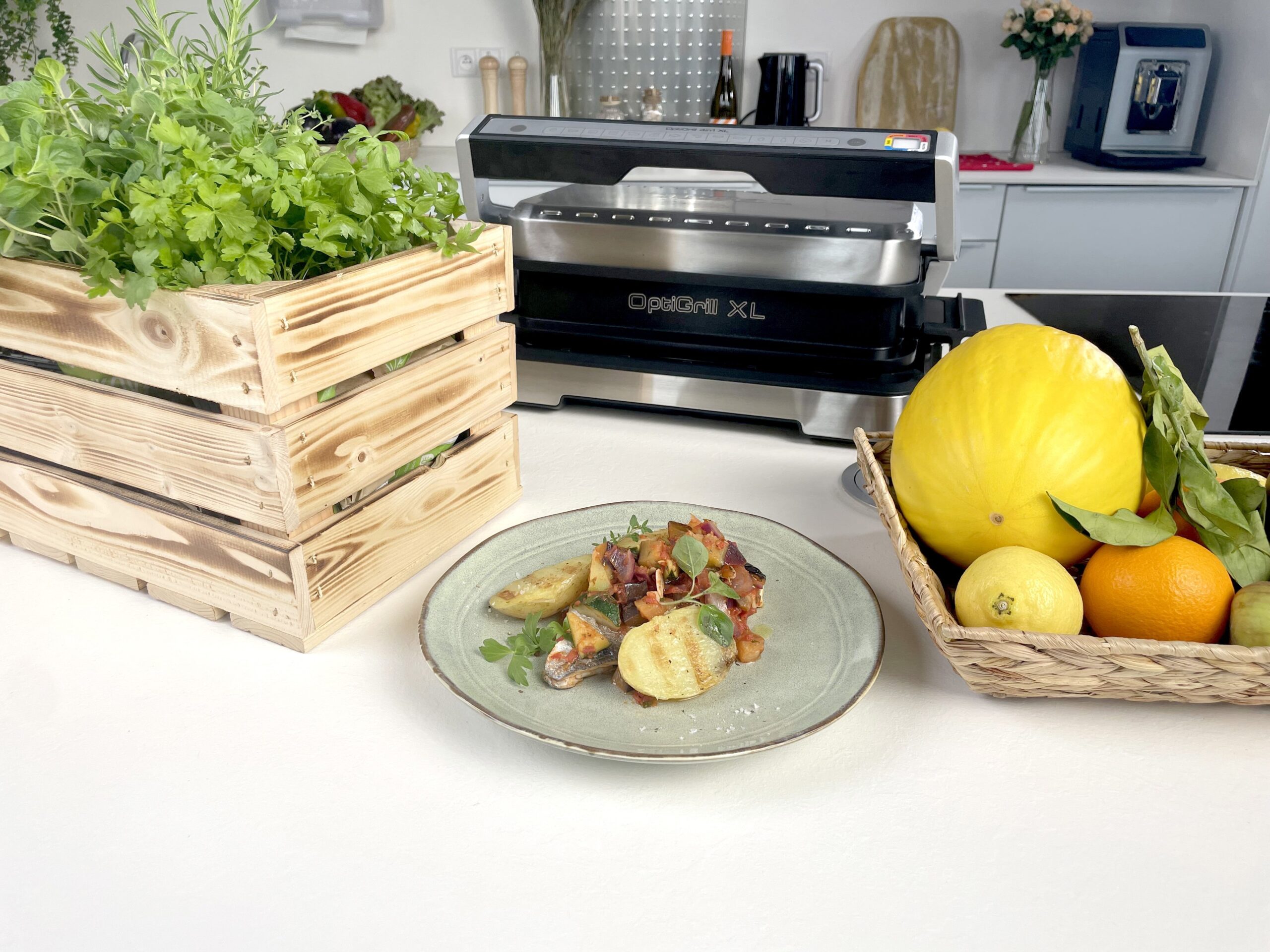 Grilované filety s mediteránskou zeleninou – recept šéfkucaře Ondry Slaniny #TefalLetniRecepty