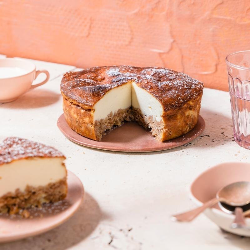 Baskický cheesecake – španělský recept – Multifunkční elektrický tlakový hrnec Tefal Cook4Me+ Touch CY912831