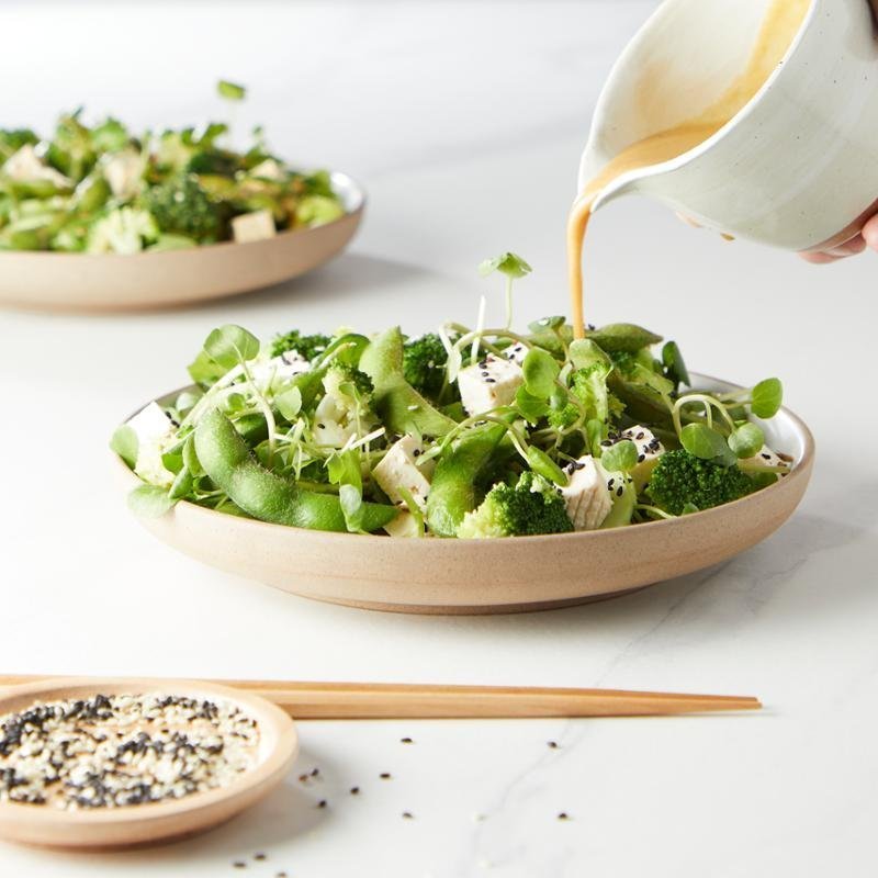 Tofu saláta japán öntettel – Tefal Perfectmix Cook főzőfunkciós turmixgép BL83SD30