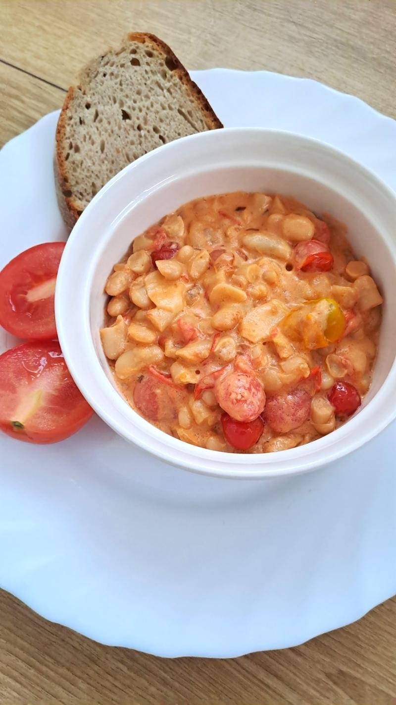 Paradicsomos babkrém – Tefal Cook4Me+ multifunkciós elektromos kukta