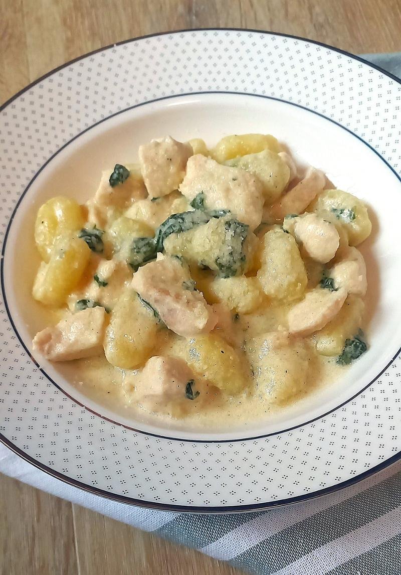 Gnocchi spenóttal és csirkével – Tefal Cook4Me+ multifunkciós elektromos kukta