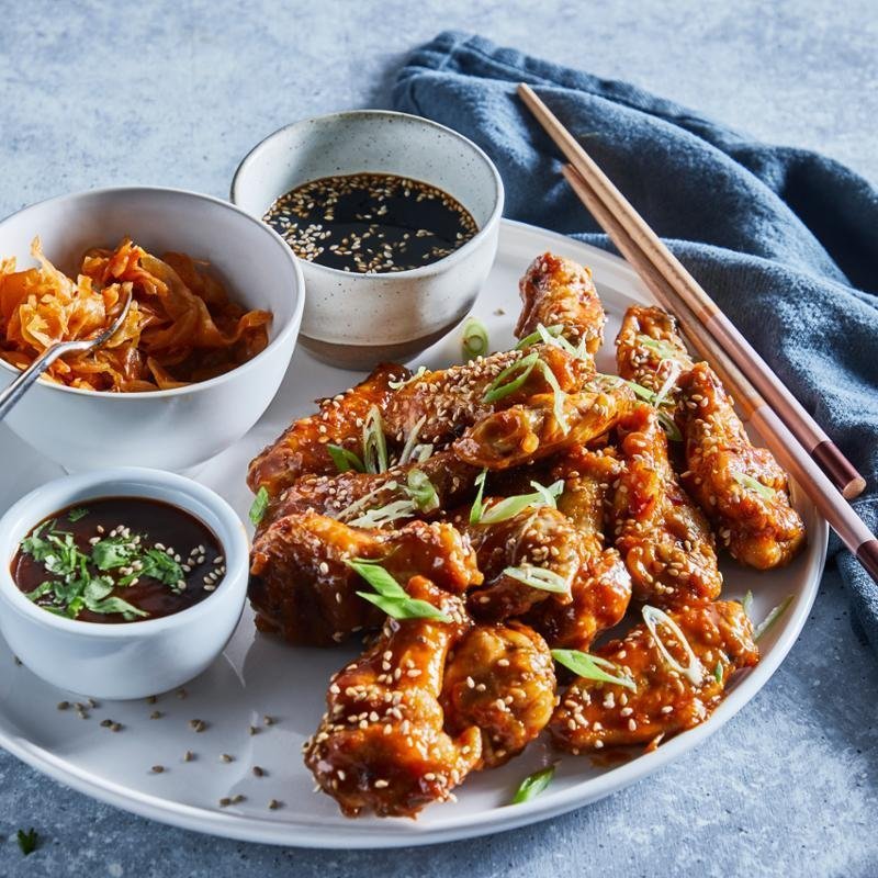 Koreai stílusú csirkeszárnyak – az Optigrill Elite XL-hez készült recept