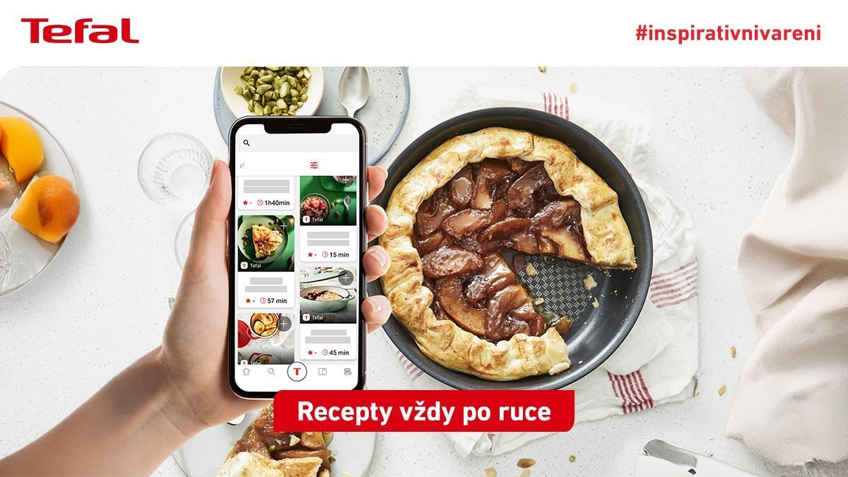Recepty na celý týden s mobilní aplikací My Tefal