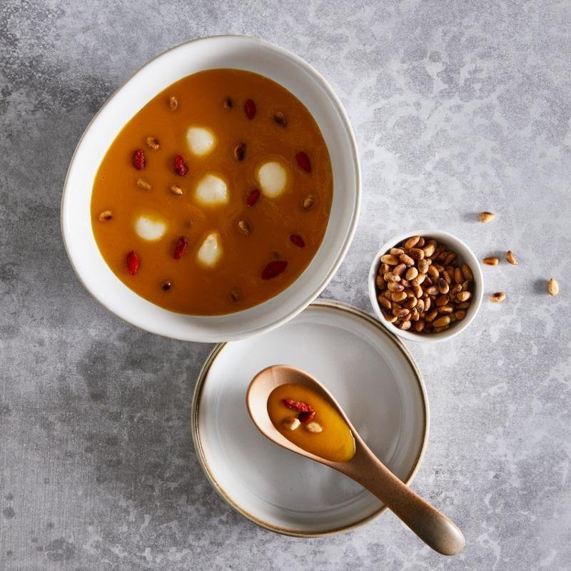 Sladká tekvicová polievka (Hobakjuk).jpg