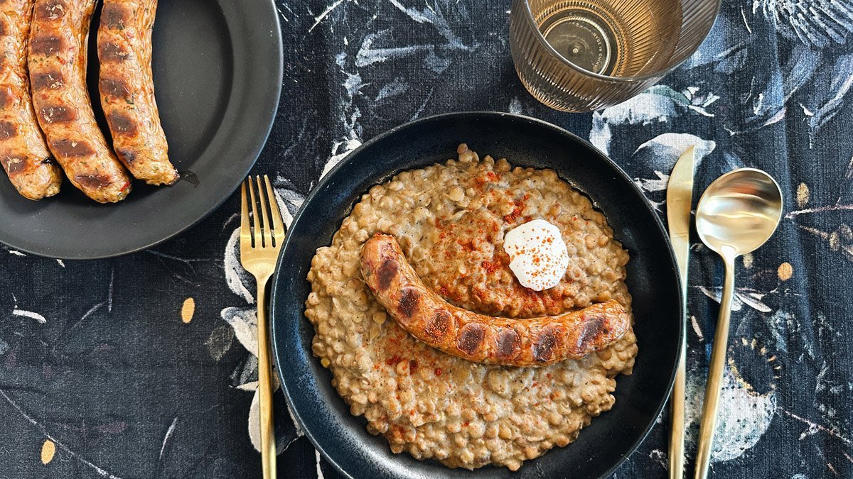 Újévi lencsefőzelék