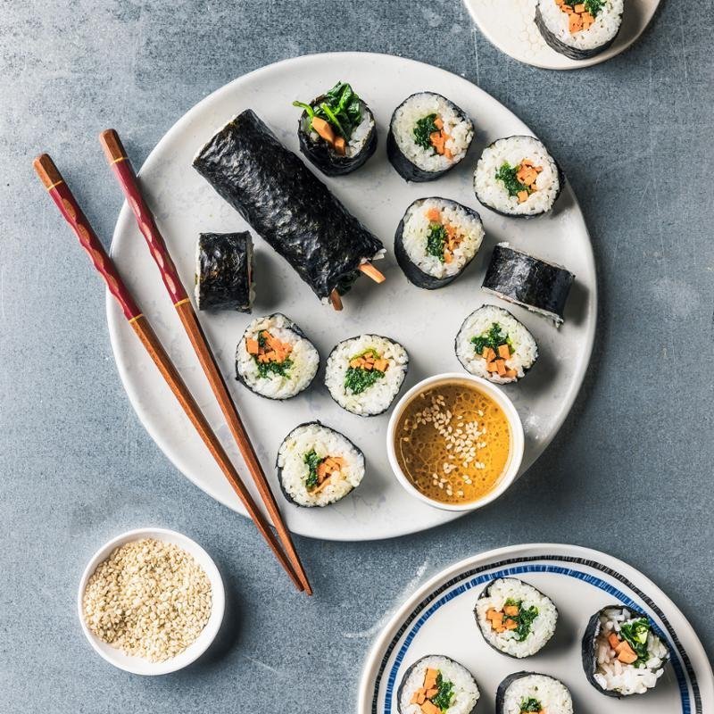Minis Kimbap – recept pro Multifunkční elektrický tlakový hrnec Tefal Cook4Me+ Touch CY912831