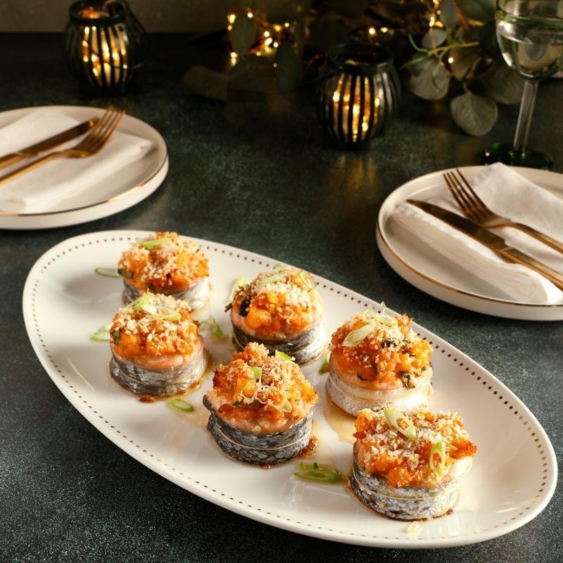 Losos plněný krevetami – Zdravá horkovzdušná fritéza 3 v 1 EASY FRY & STEAM FW201