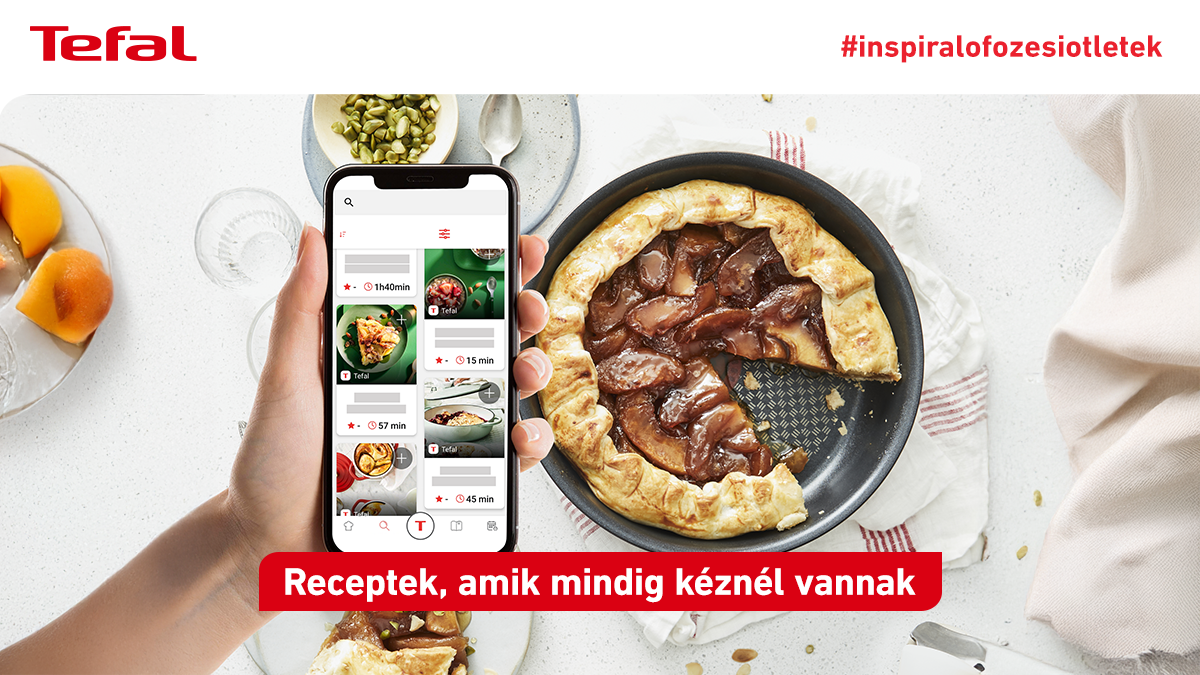 Heti menütervezés a My Tefal mobilalkalmazással