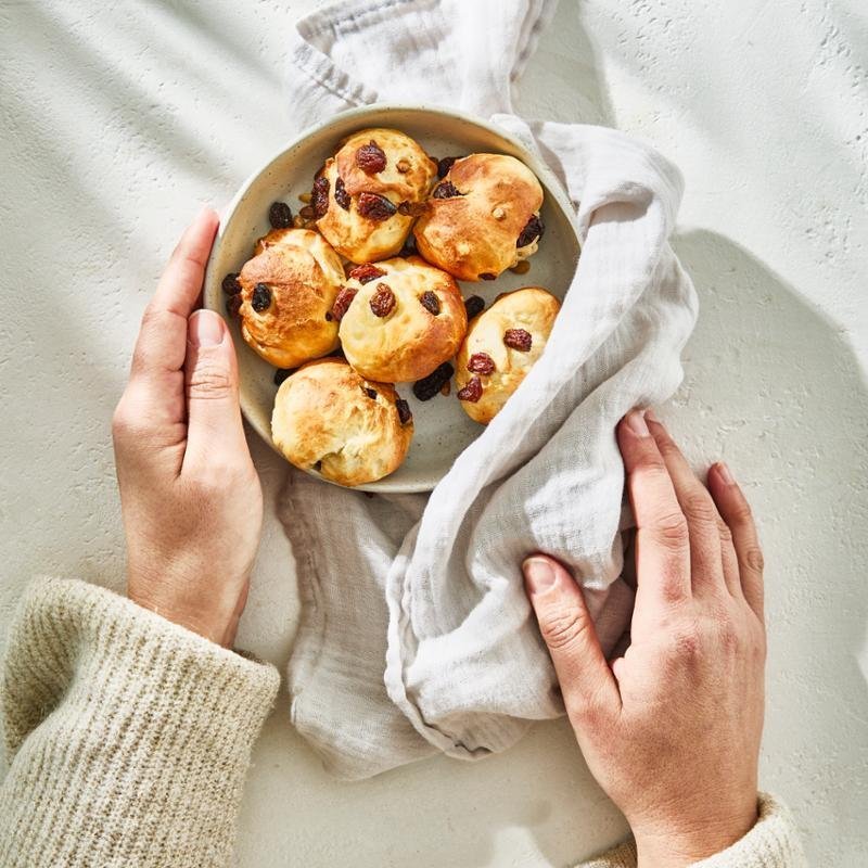 Italské masopustní koblihy se sultánkami – Zdravá horkovzdušná fritéza 3 v 1 EASY FRY & STEAM FW201