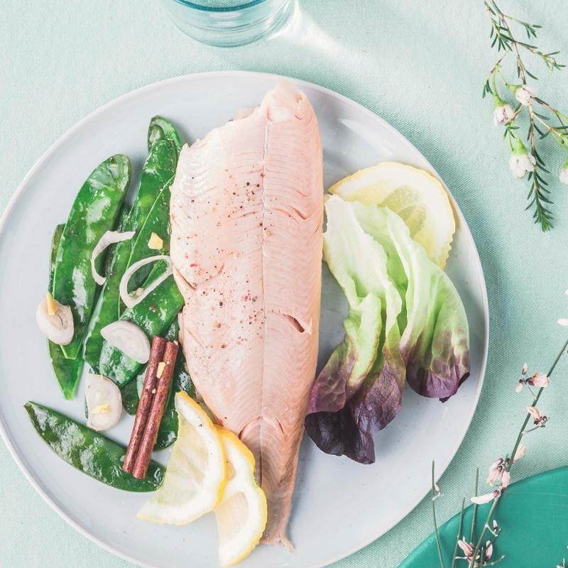 Pstruh na páře se zázvorem – recept pro Multifunkční elektrický tlakový hrnec Tefal Cook4Me+ Touch CY912831