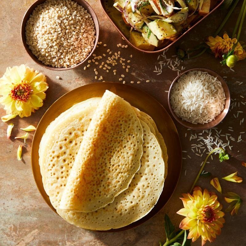 Dosa (indiai palacsinta) – recept a Perfectmix Cook Tabletop Mixerhez