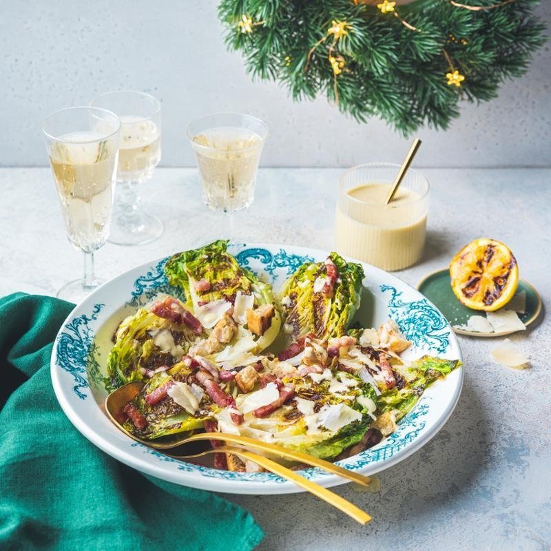 Grillezett Caesar saláta – az Optigrill Elite XL-hez készült recept