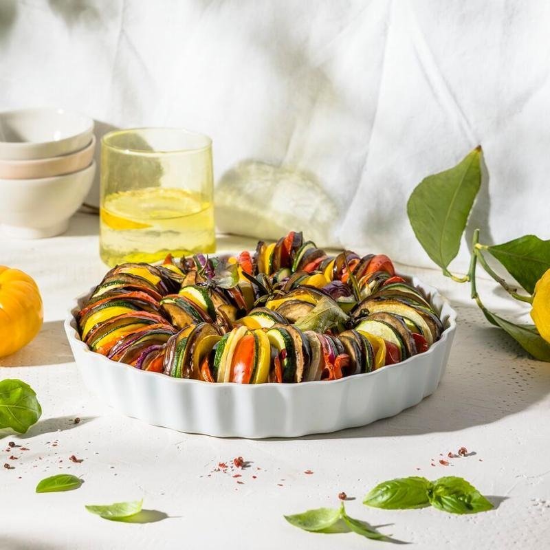 Letní zeleninový tian – Zdravá horkovzdušná fritéza 3 v 1 EASY FRY & STEAM FW201