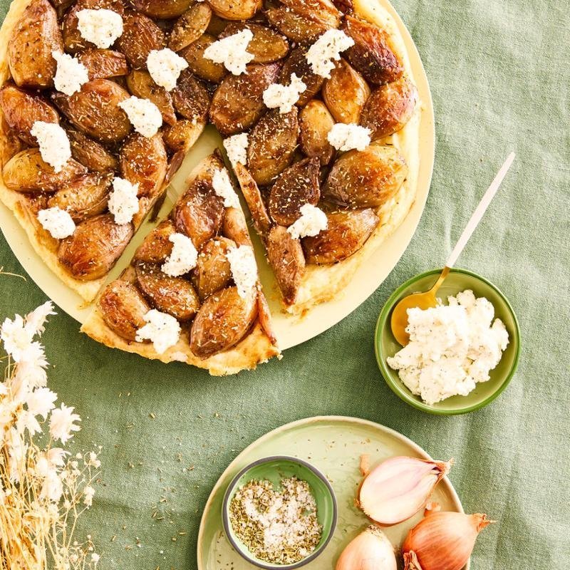 Šalotkový tart tatin  – Tefal Ingenio