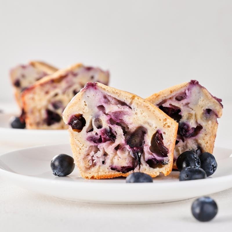 Áfonyás cukormentes muffinok – Tefal Easy Fry & Steam forrólevegős sütő FW201