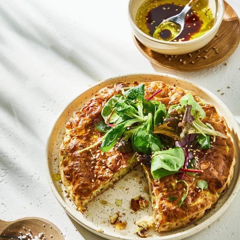 Óriás cukkinis palacsinta – Tefal Easy Fry & Steam forrólevegős sütő FW201