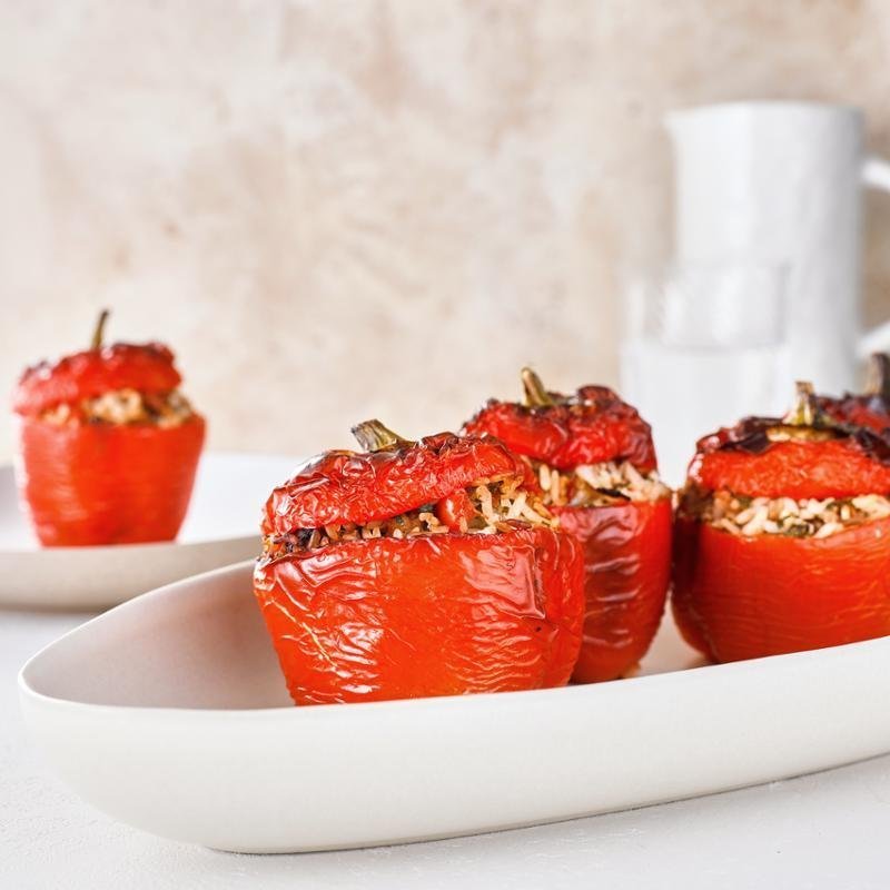 Töltött paprika – Tefal Easy Fry & Steam forrólevegős sütő FW201